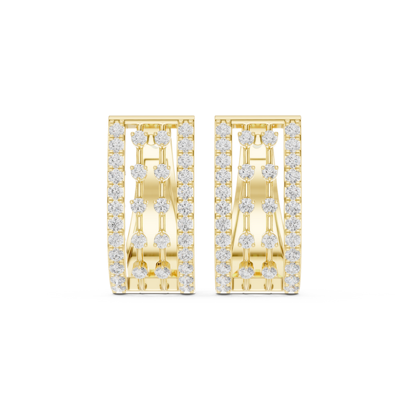 Zephyr Wind Lab Grown Diamond Earrings Jewelry