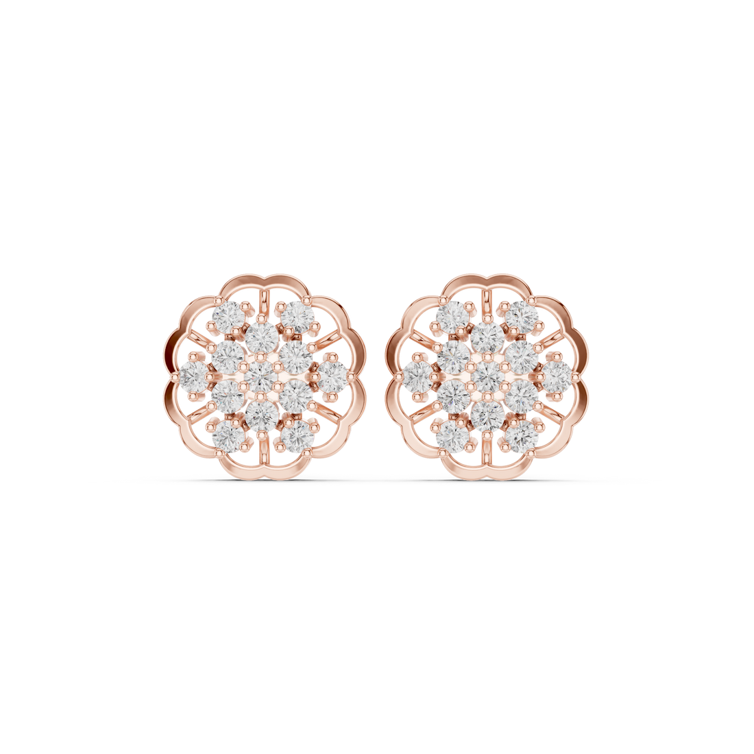 Verdant Dew Lab Grown Diamond Earrings Dangles