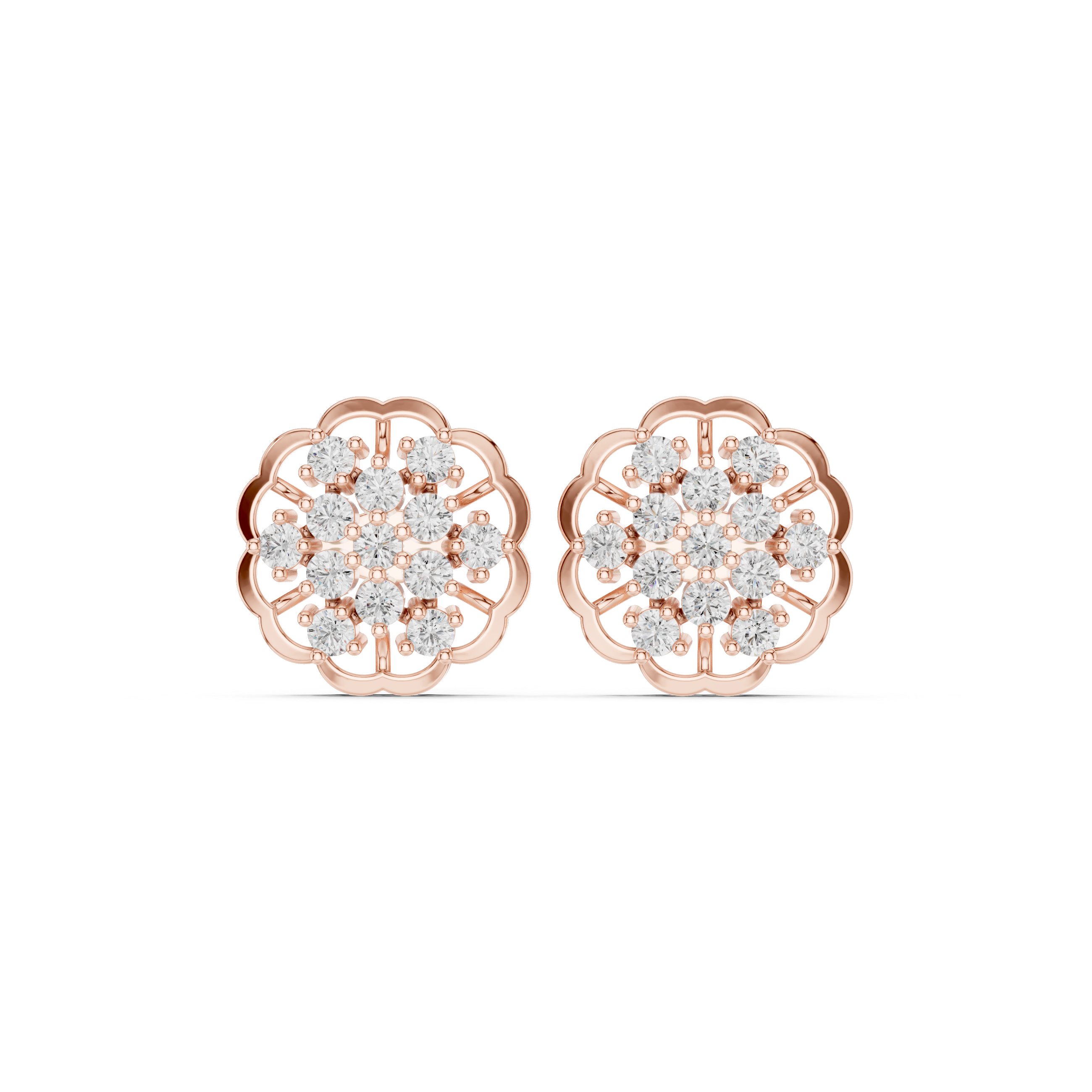 Verdant Dew Lab Grown Diamond Earrings Dangles