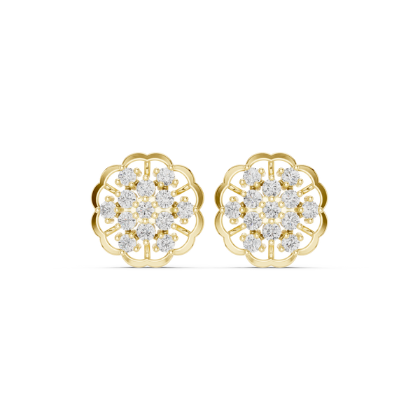 Verdant Dew Lab Grown Diamond Earrings Dangles