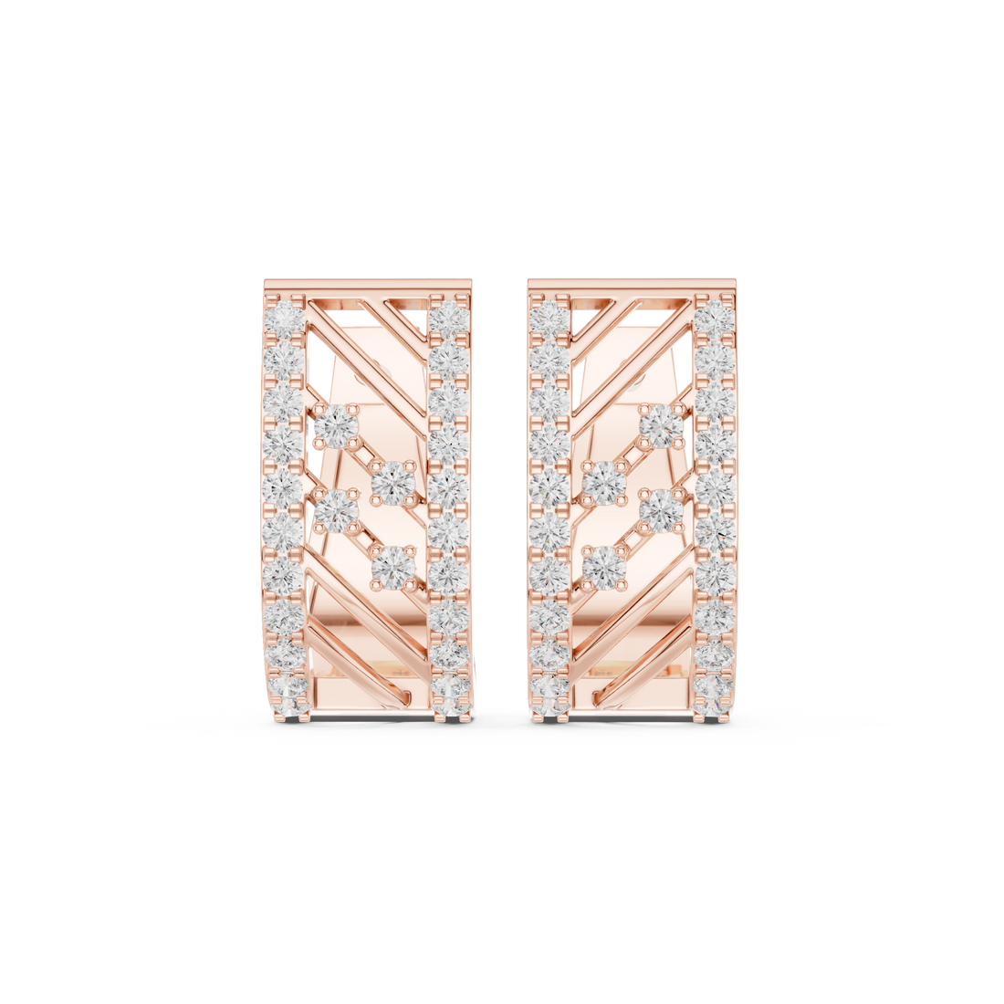 Citrine Twist Lab Grown Diamond Earrings Accents