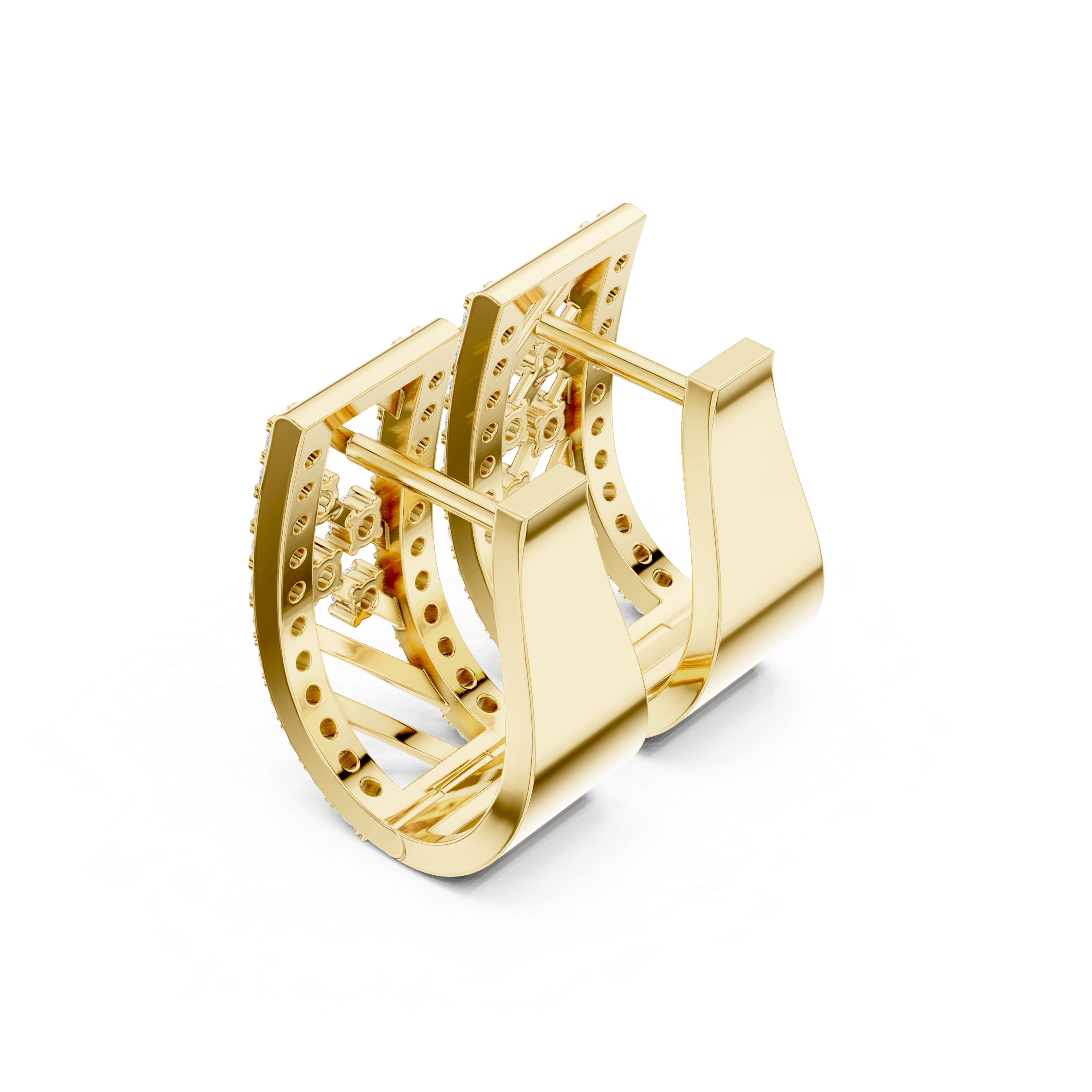 Best Kept lab grown diamond earring design