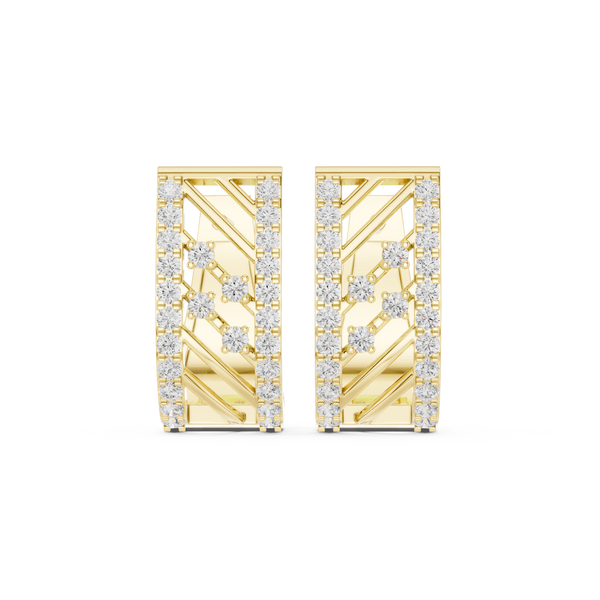 Best Kept lab grown diamond earring design