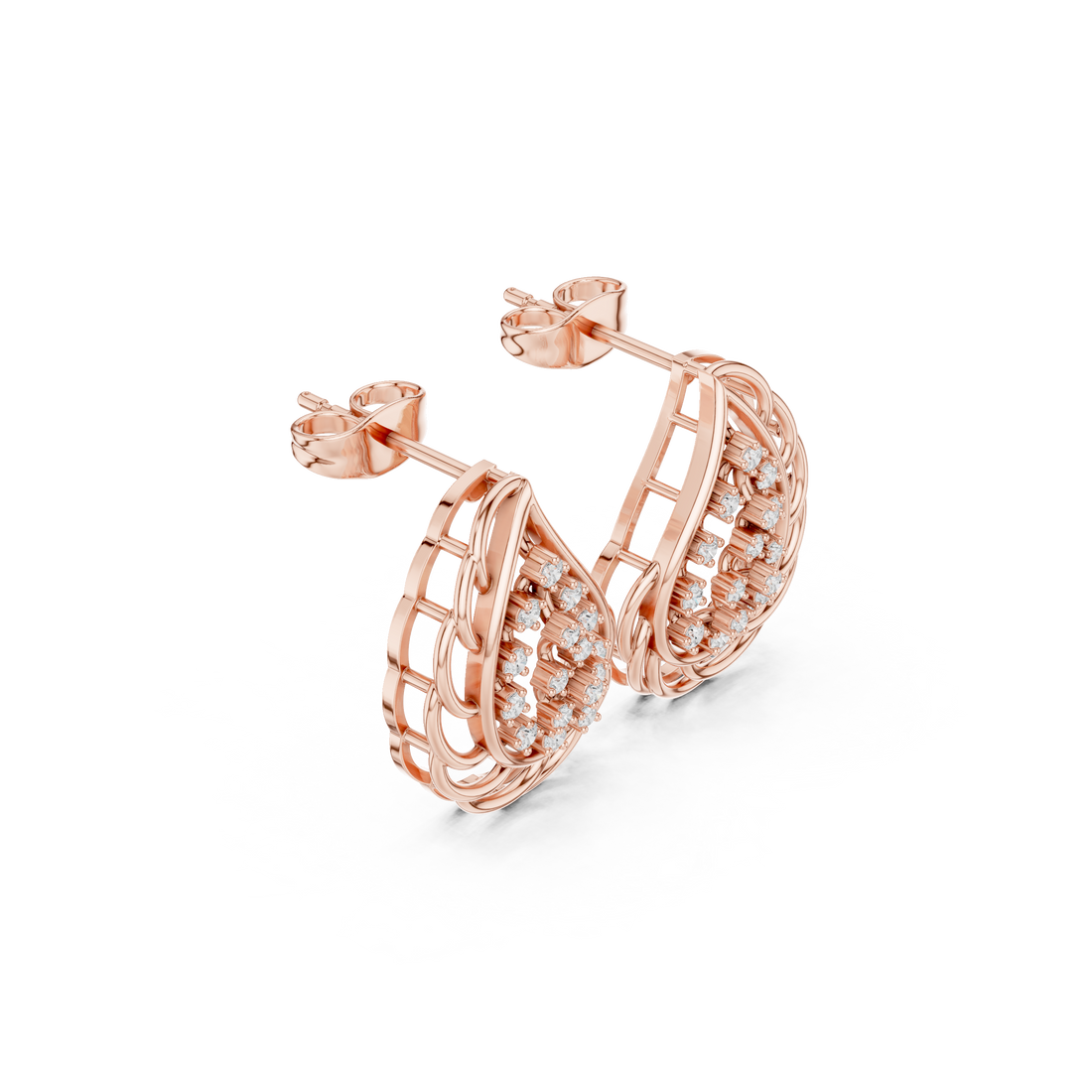 Siren Call Lab Grown Diamond Earrings Studs