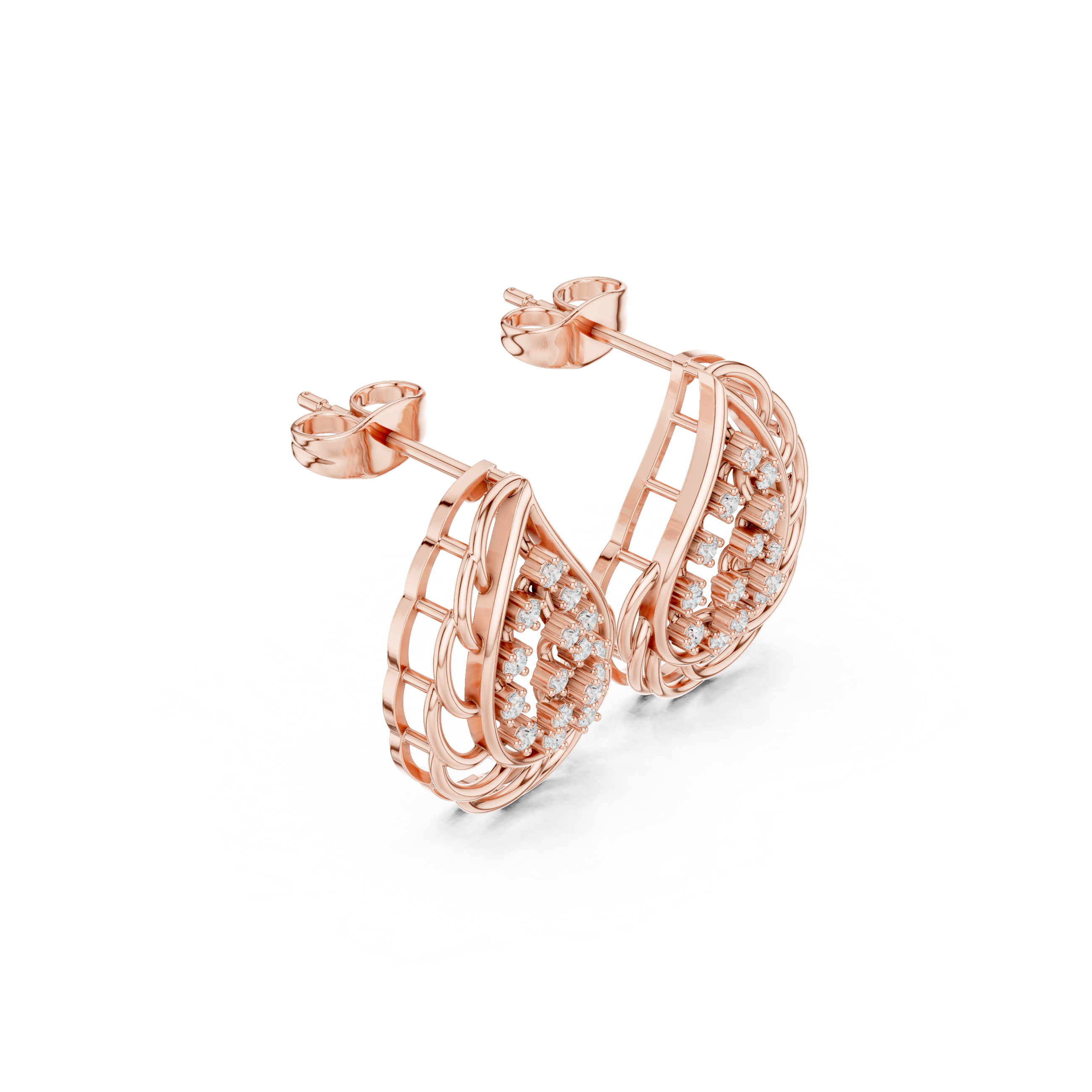 Siren Call Lab Grown Diamond Earrings Studs