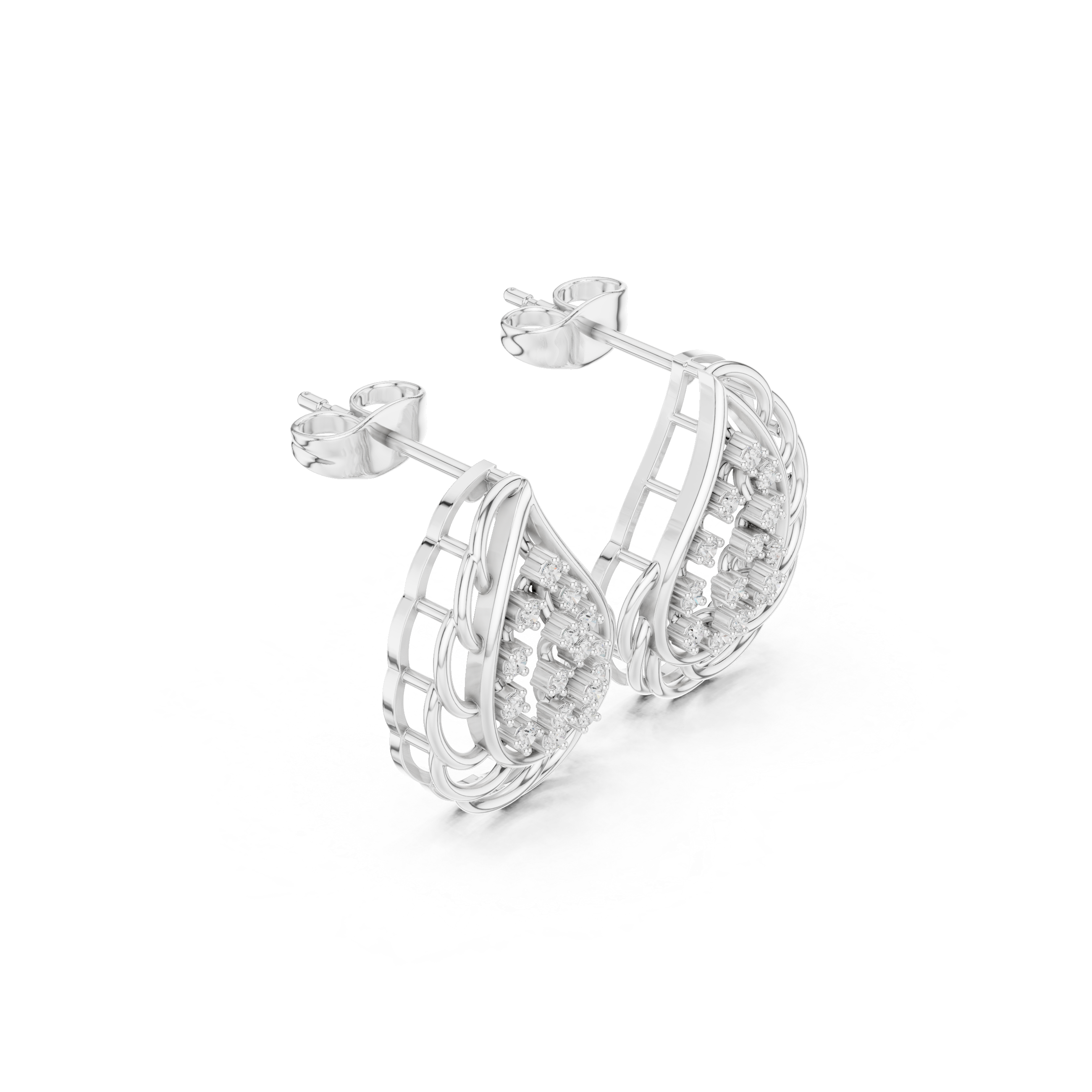 Siren Call Lab Grown Diamond Earrings Studs