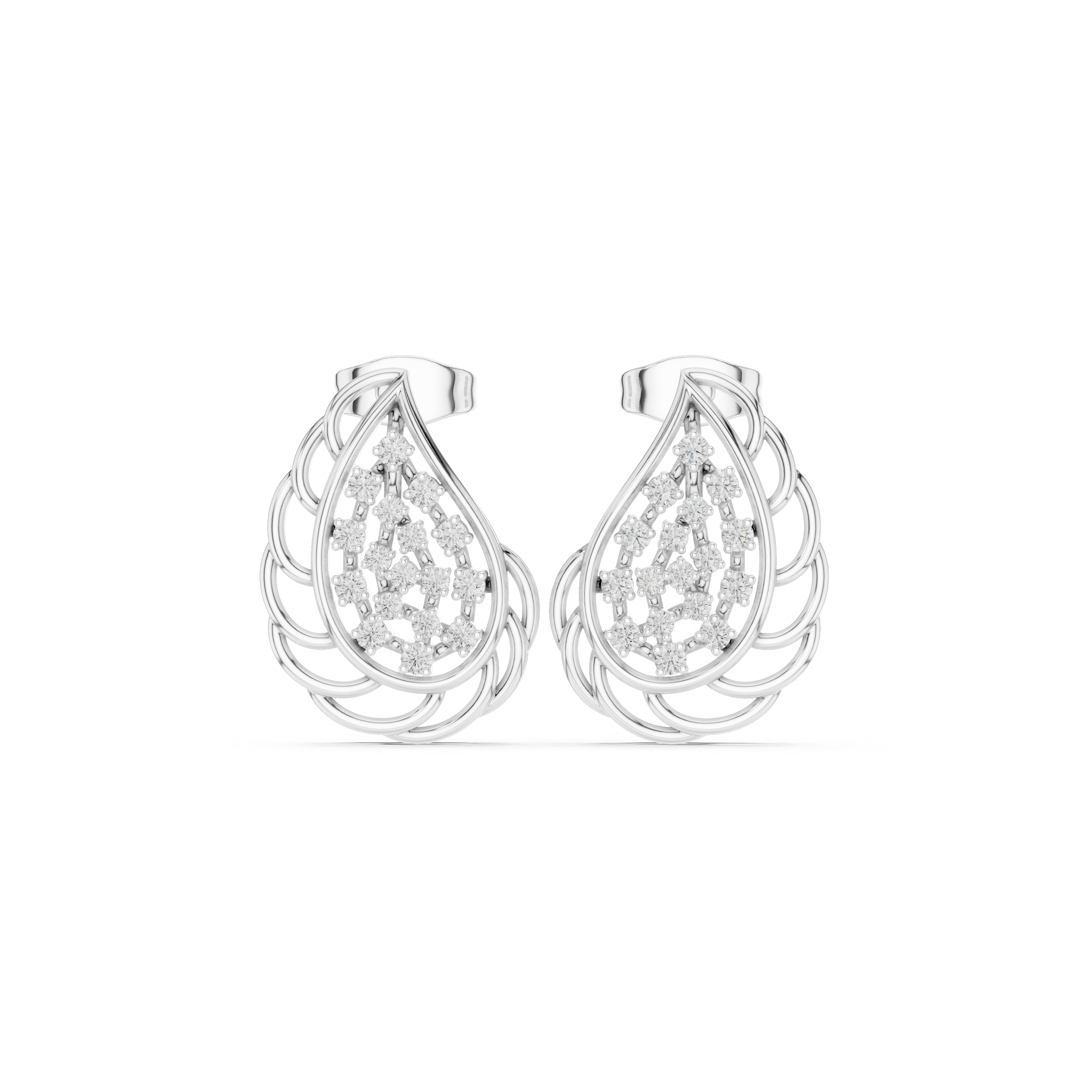 Siren Call Lab Grown Diamond Earrings Studs