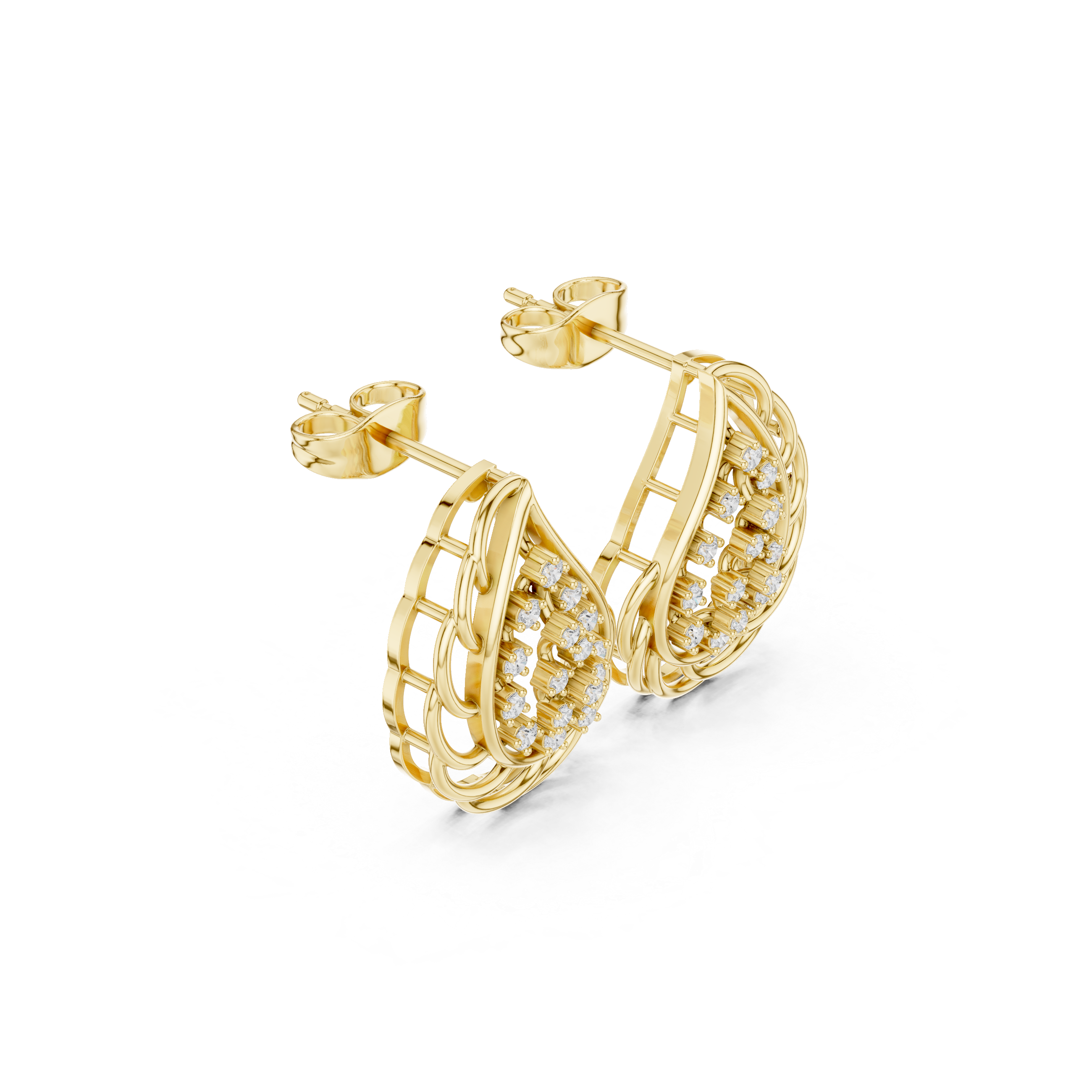 Siren Call Lab Grown Diamond Earrings Studs