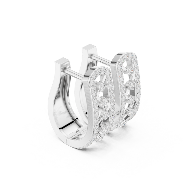 Five Star lab grown diamond earring design