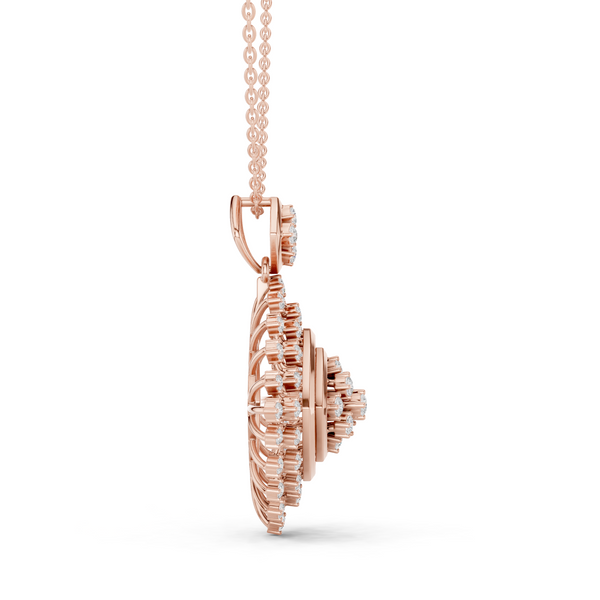 Elysian Beam Lab Grown Diamond Drop Pendant