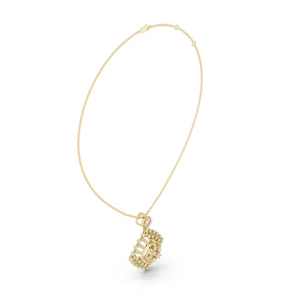 Elysian Beam Lab Grown Diamond Drop Pendant