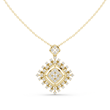 Elysian Beam Lab Grown Diamond Drop Pendant