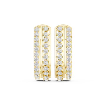 Cool Mint lab grown diamond earring design
