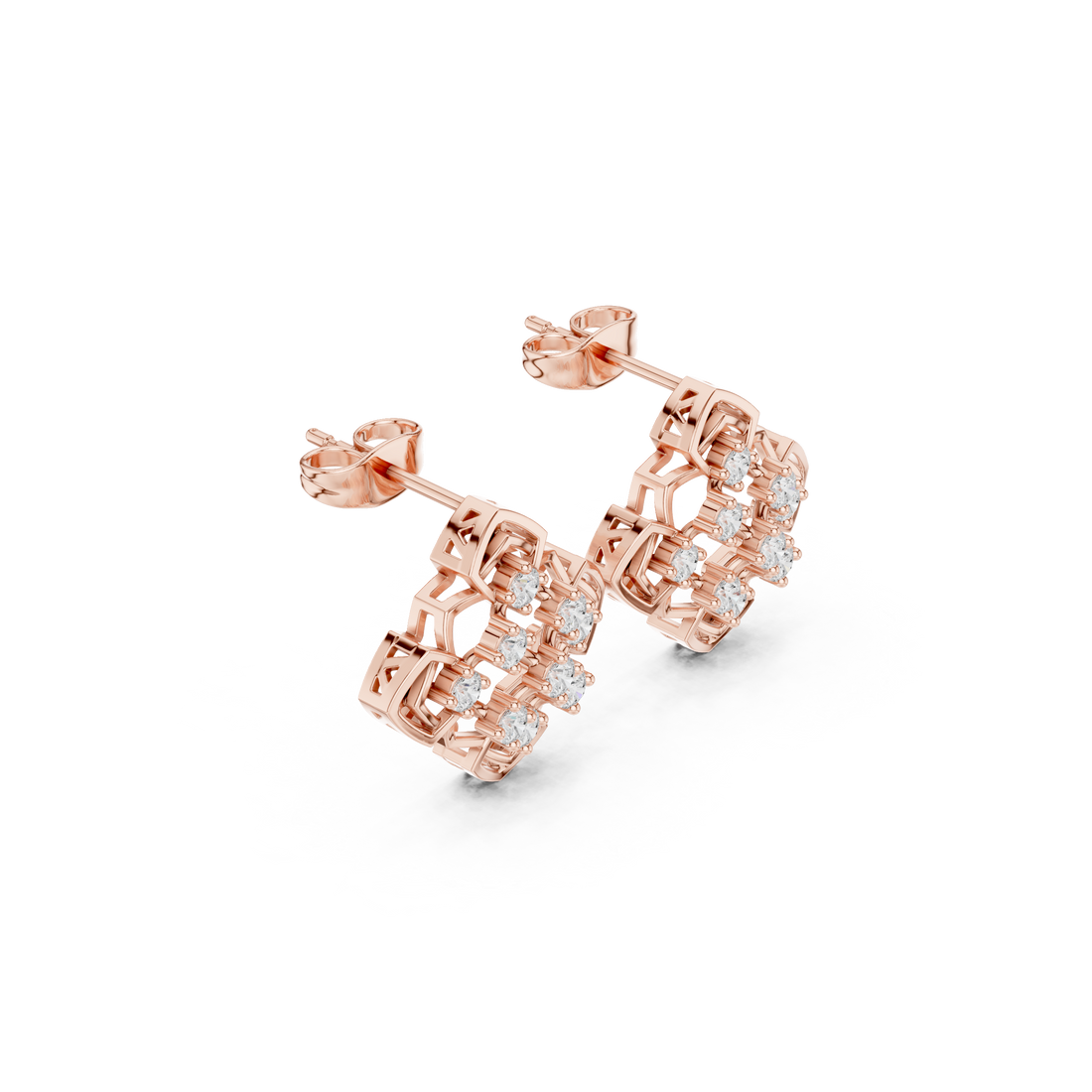 Dusk Glow Lab Grown Diamond Earrings Jewelry