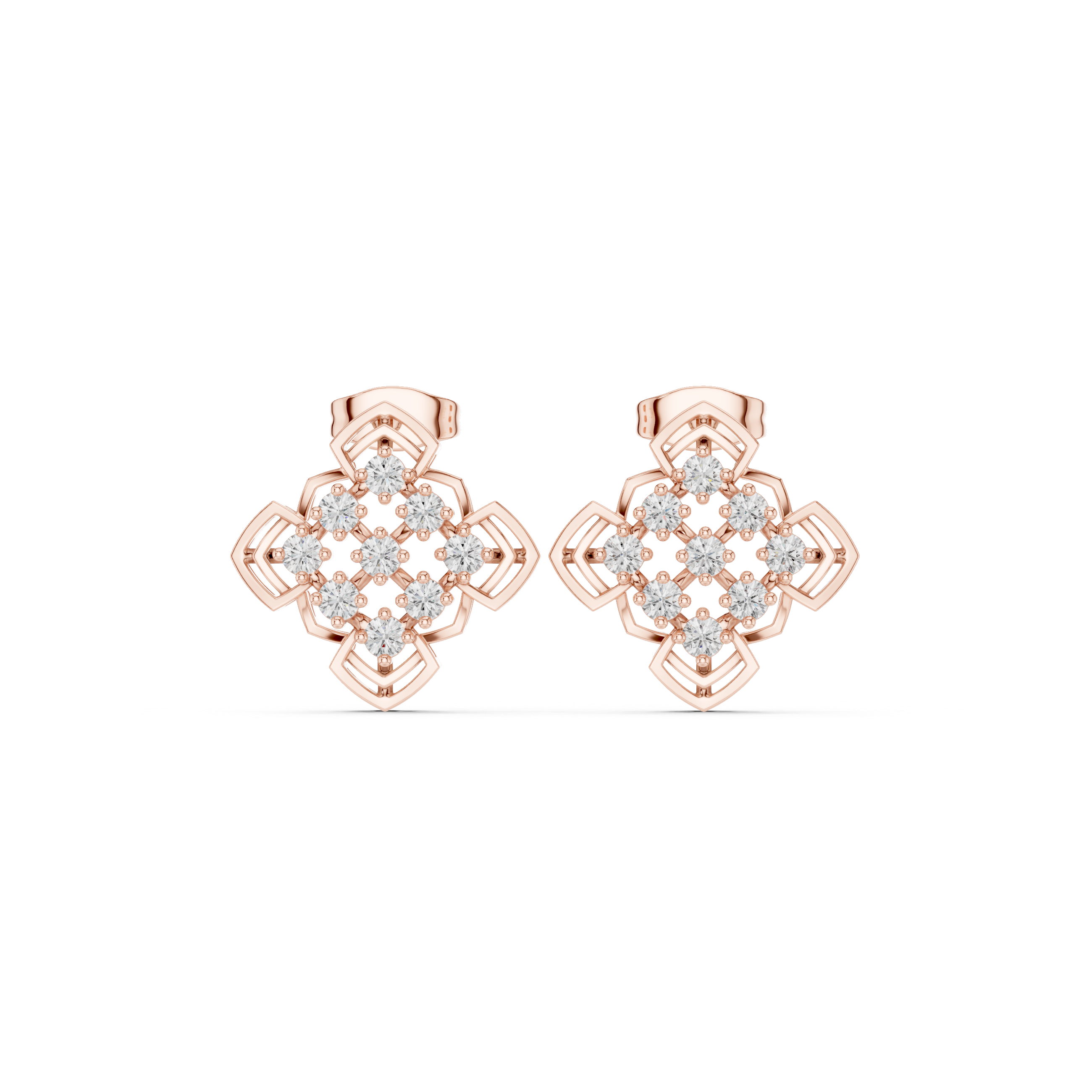 Dusk Glow Lab Grown Diamond Earrings Jewelry
