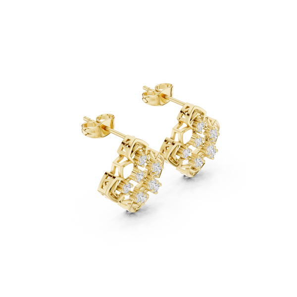 Dusk Glow Lab Grown Diamond Earrings Jewelry