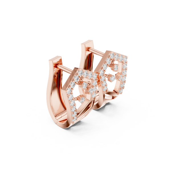Sole Owner lab grown diamond earring design