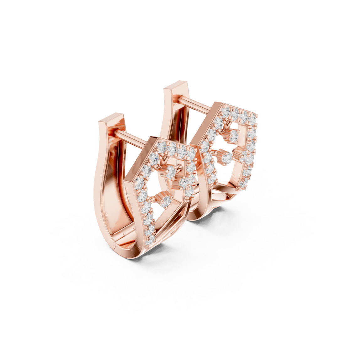 Tidal Edge Lab Grown Diamond Earrings Pairs