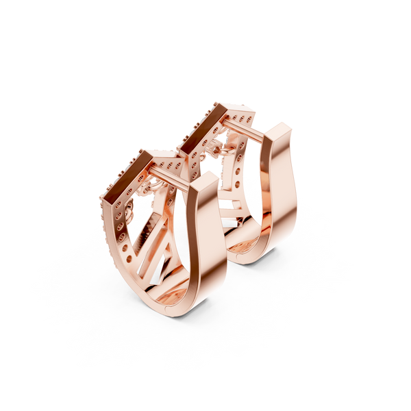 Tidal Edge Lab Grown Diamond Earrings Pairs