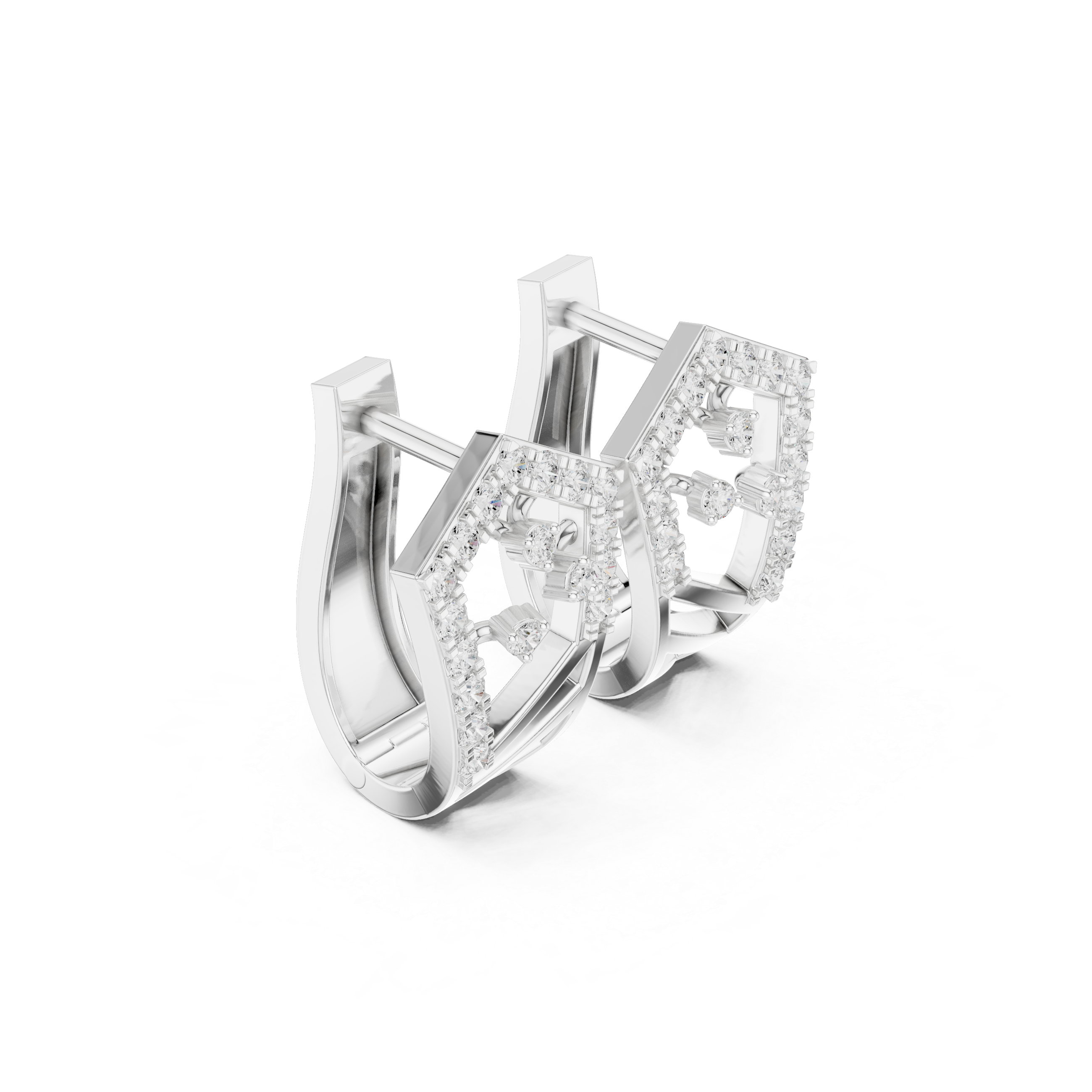 Tidal Edge Lab Grown Diamond Earrings Pairs