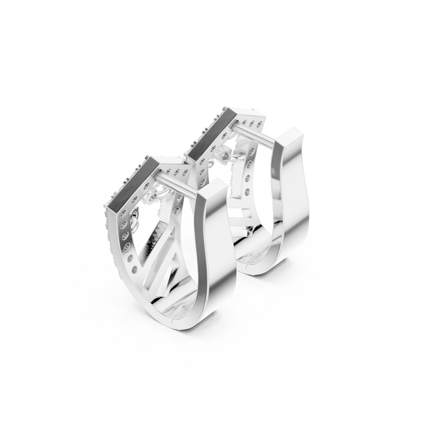 Tidal Edge Lab Grown Diamond Earrings Pairs