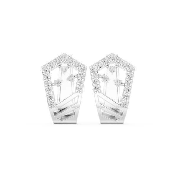 Tidal Edge Lab Grown Diamond Earrings Pairs