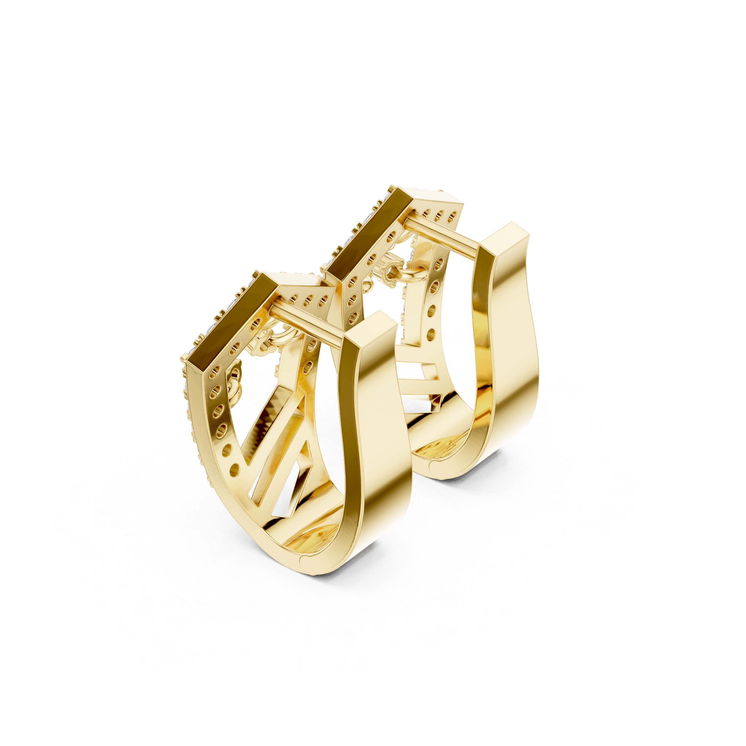Sole Owner lab grown diamond earring design
