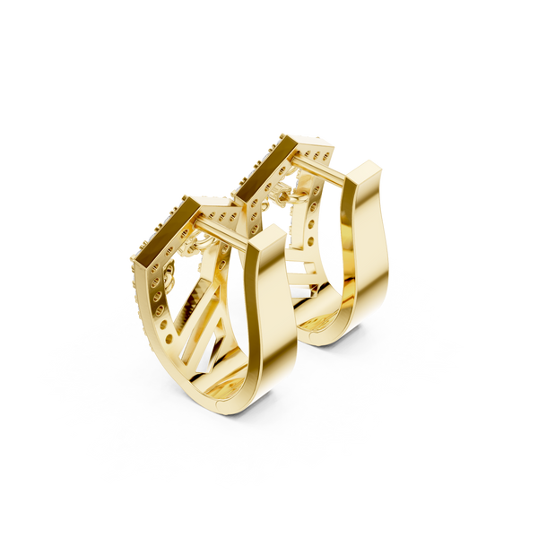Tidal Edge Lab Grown Diamond Earrings Pairs