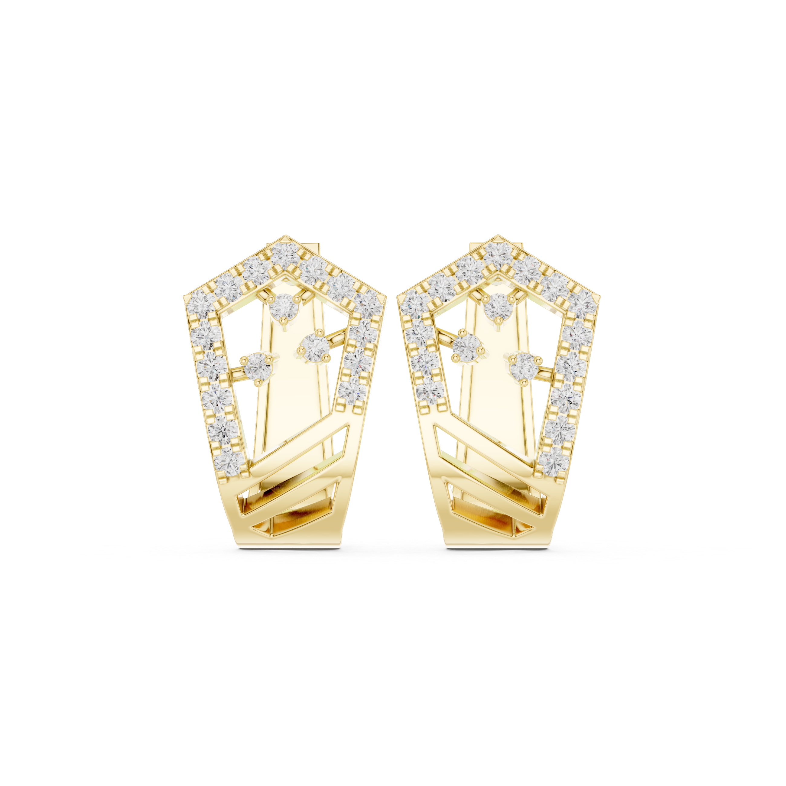 Sole Owner lab grown diamond earring design