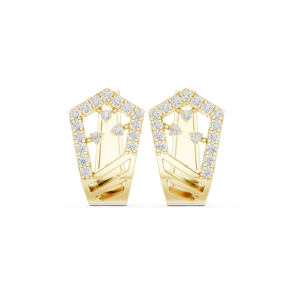Tidal Edge Lab Grown Diamond Earrings Pairs