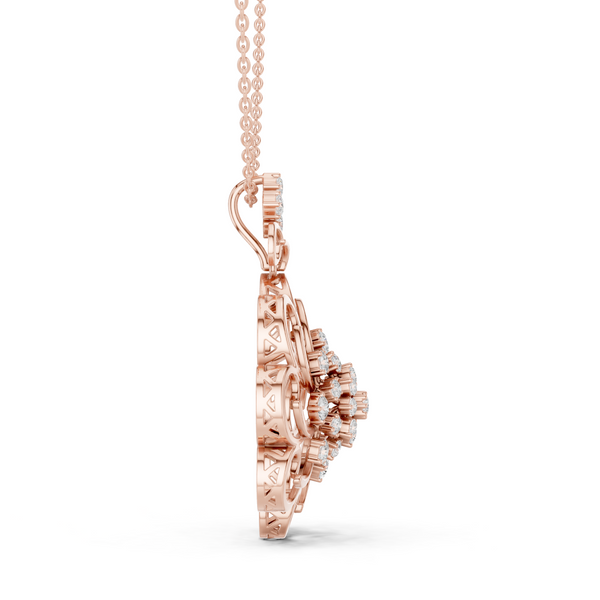 Noble Teardrop Lab Grown Diamond Elegant Pendant