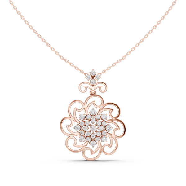 Noble Teardrop Lab Grown Diamond Elegant Pendant