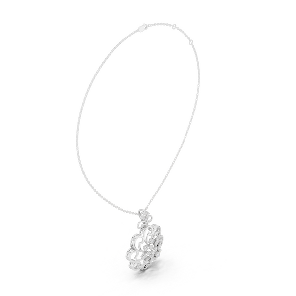 Noble Teardrop Lab Grown Diamond Elegant Pendant