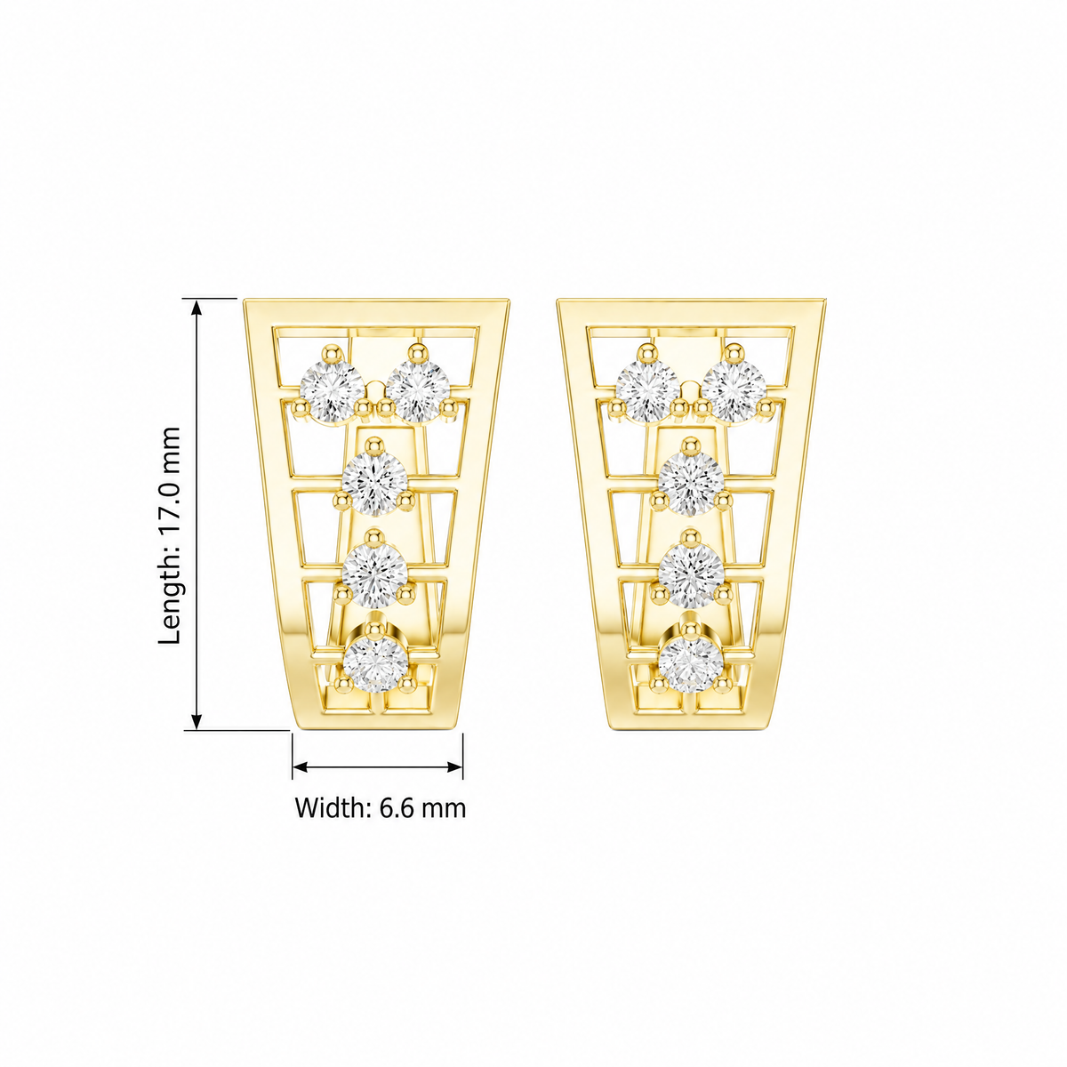 Bespoke Charm Lab Grown Diamond Earrings Jewelry