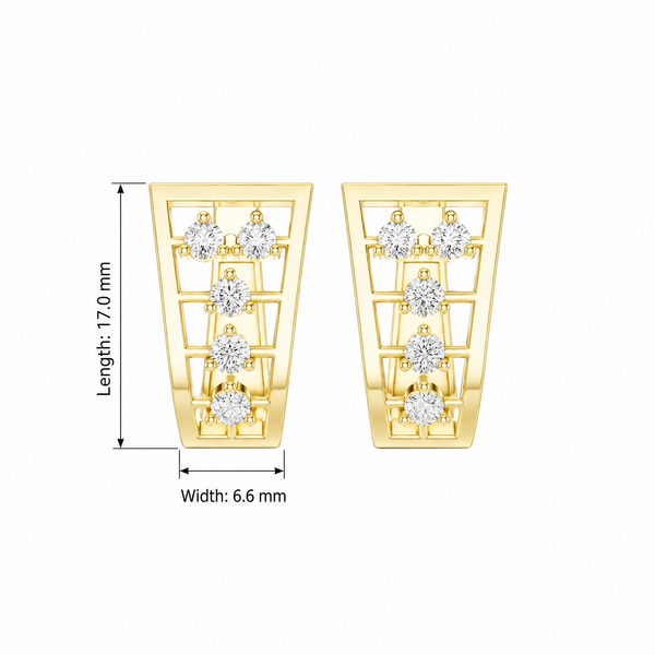 Bespoke Charm Lab Grown Diamond Earrings Jewelry