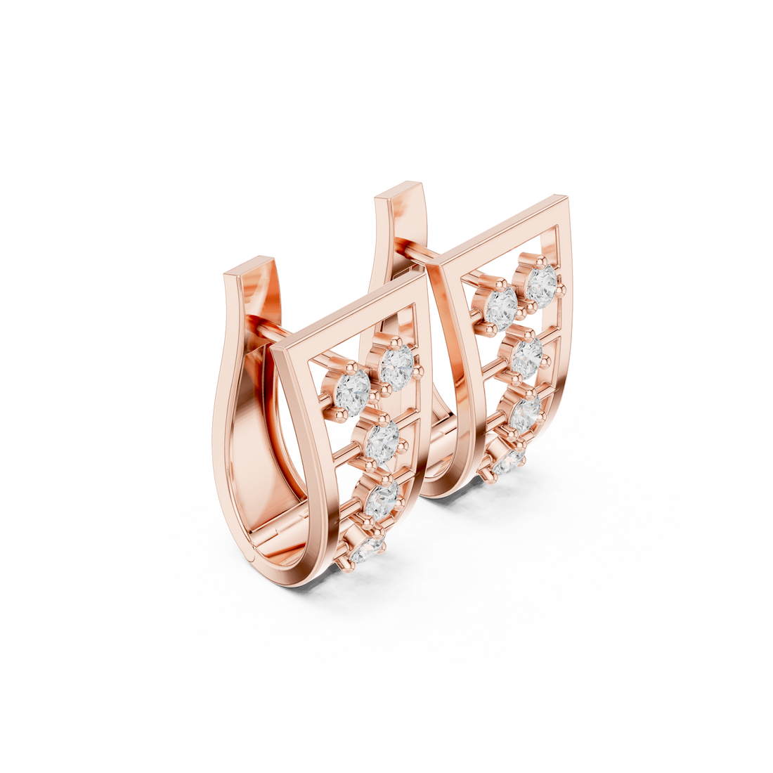 Rich Earth lab grown diamond earring design