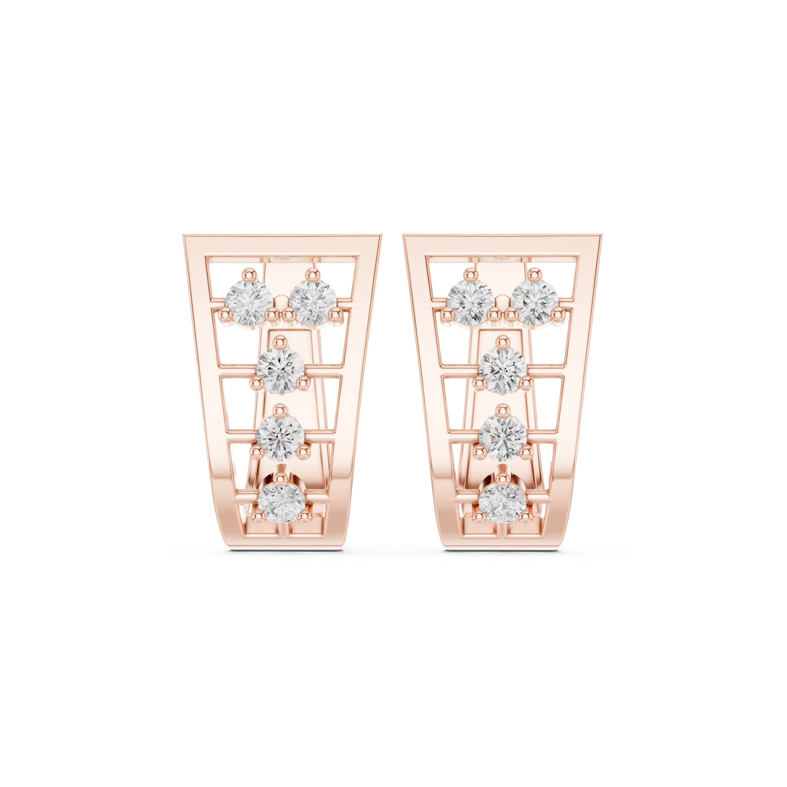 Rich Earth lab grown diamond earring design