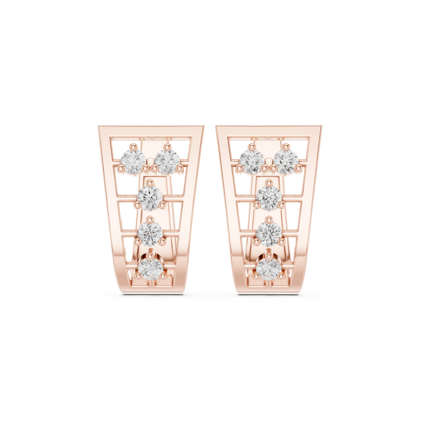 Rich Earth lab grown diamond earring design