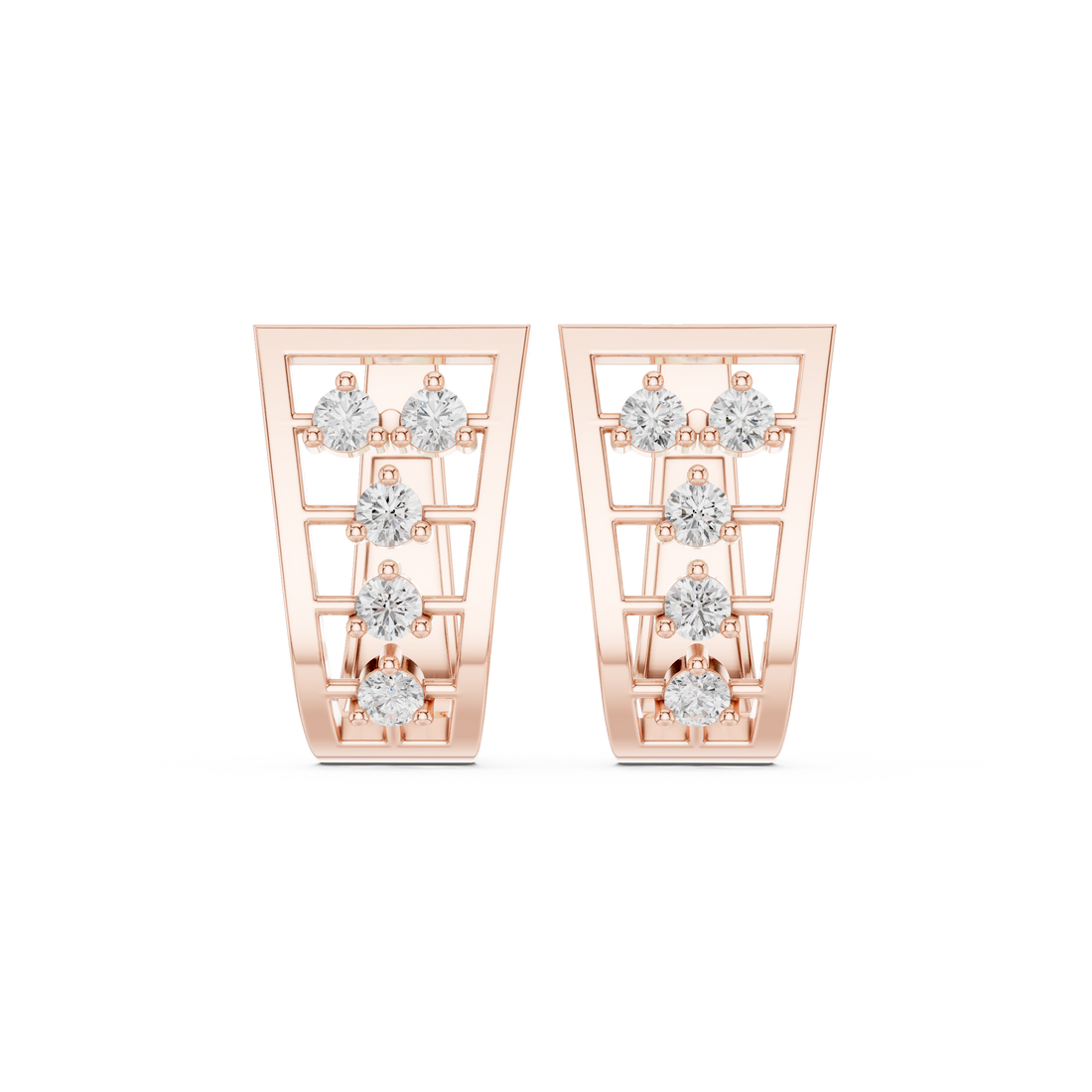 Bespoke Charm Lab Grown Diamond Earrings Jewelry