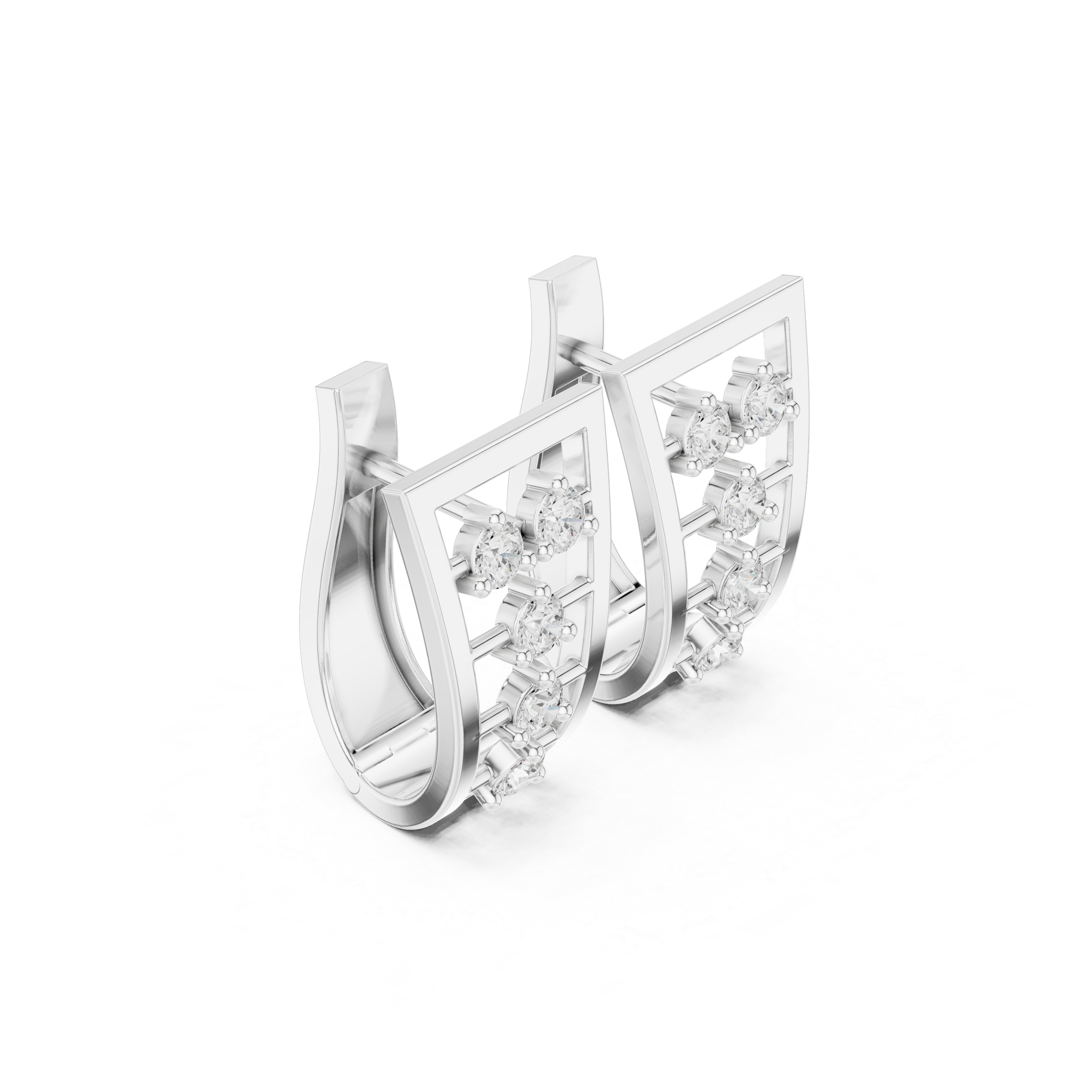 Rich Earth lab grown diamond earring design