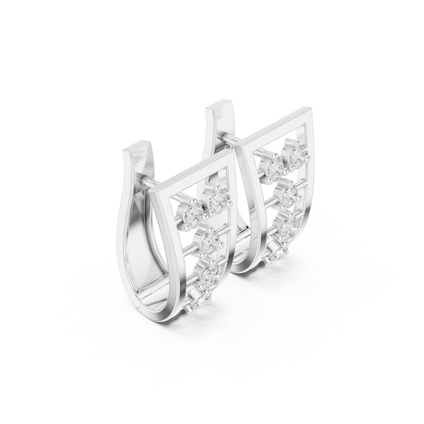 Rich Earth lab grown diamond earring design
