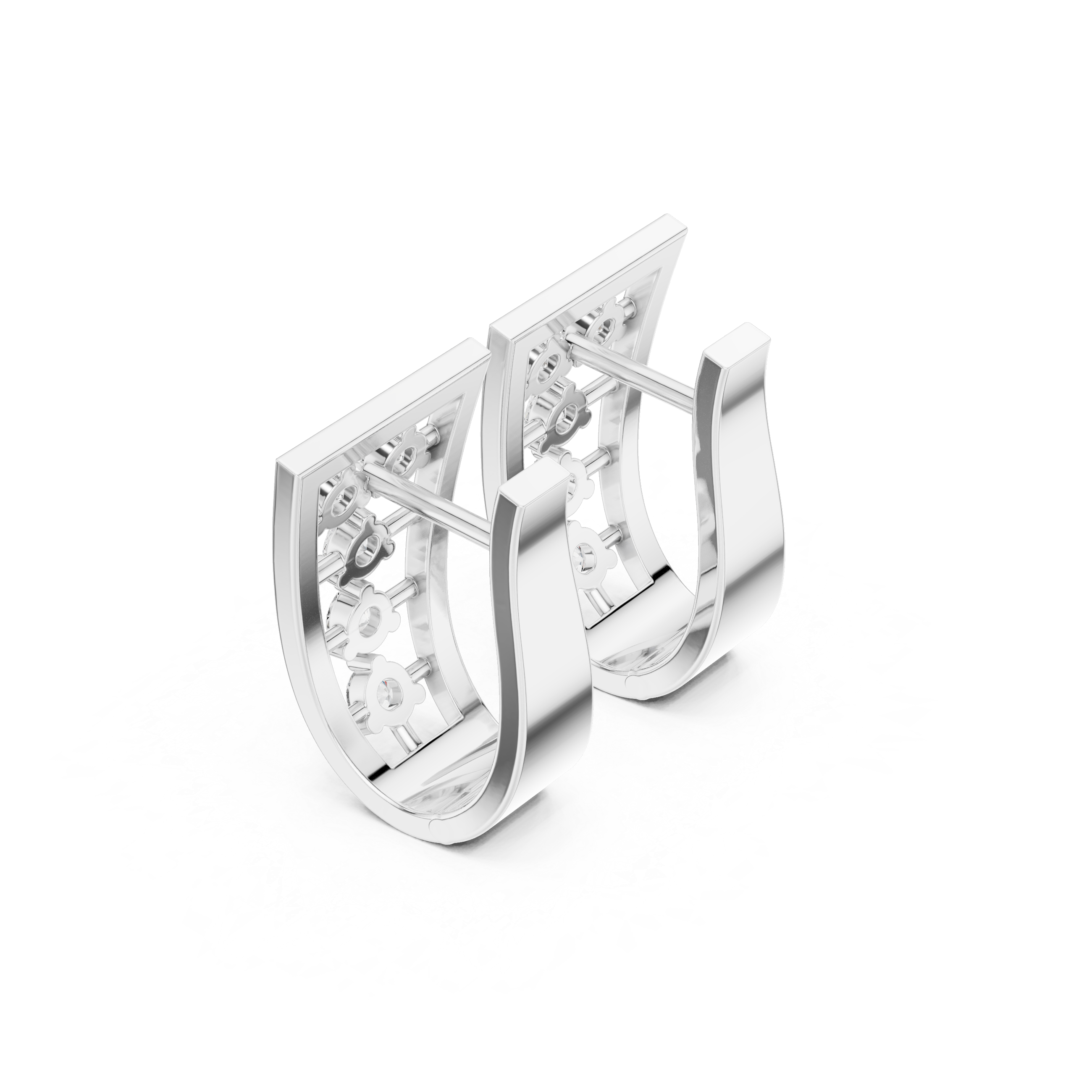 Rich Earth lab grown diamond earring design