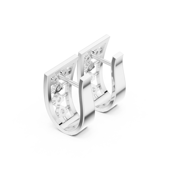 Rich Earth lab grown diamond earring design