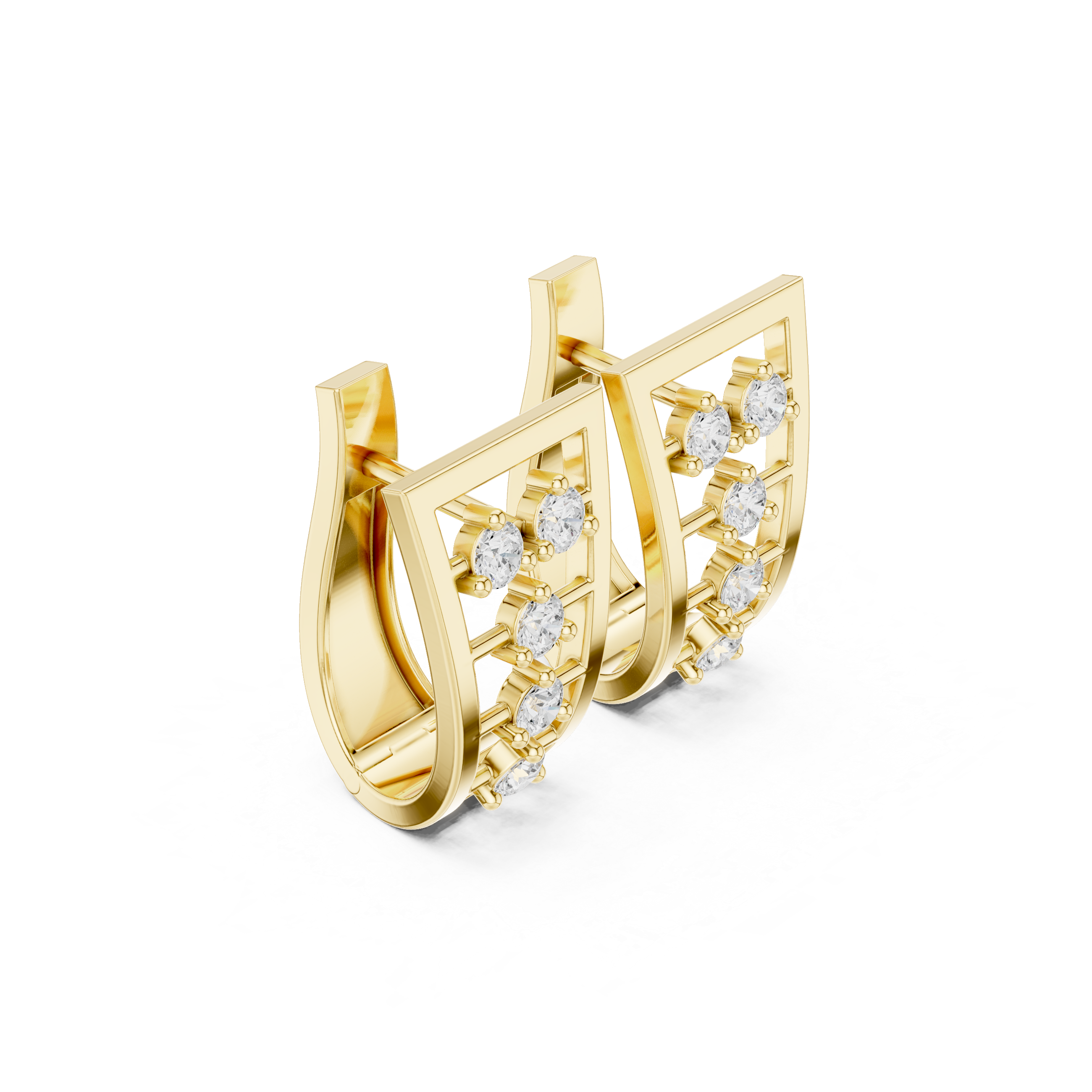 Rich Earth lab grown diamond earring design