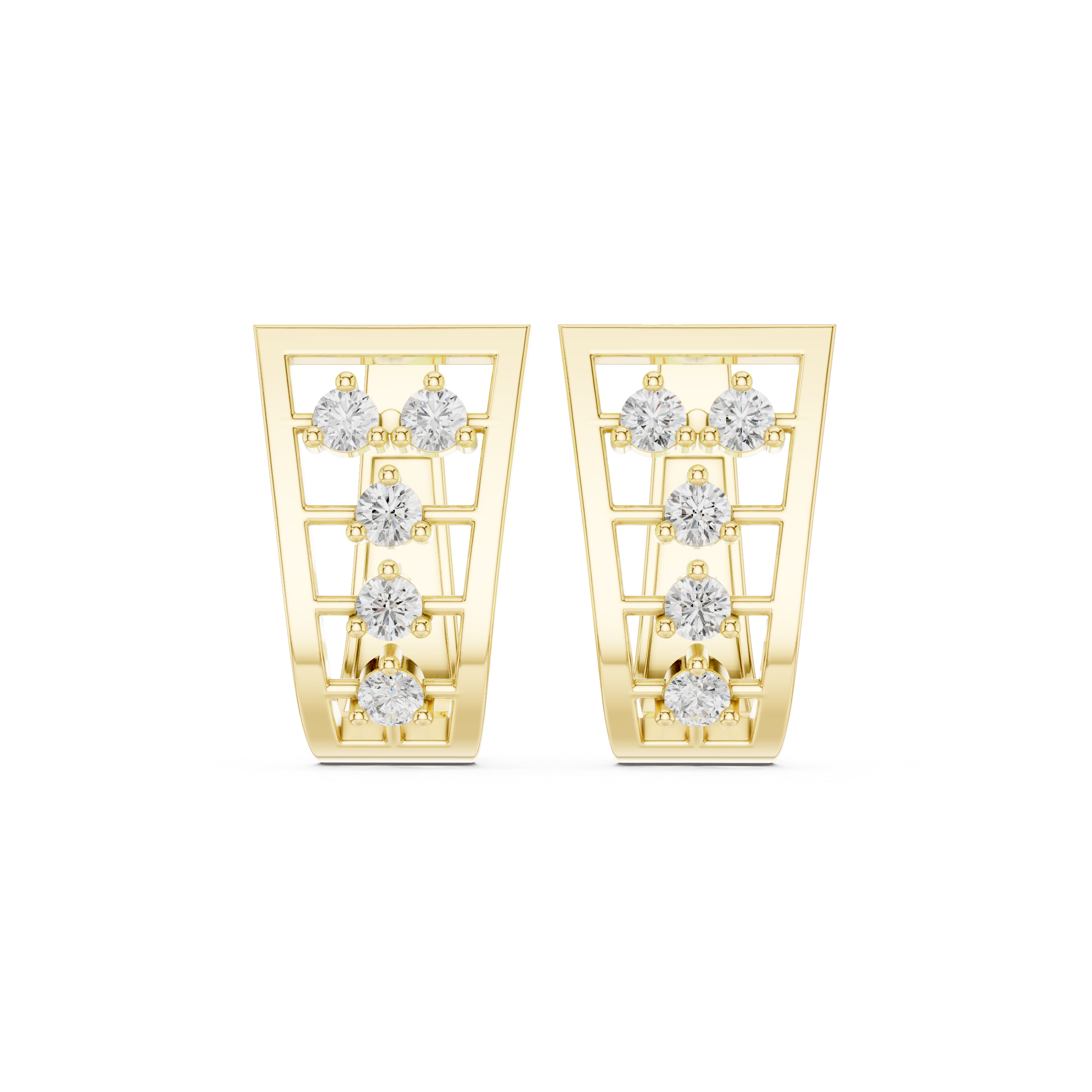 Rich Earth lab grown diamond earring design
