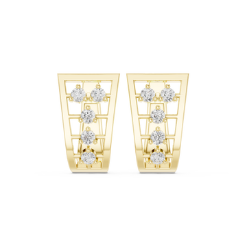 Rich Earth lab grown diamond earring design