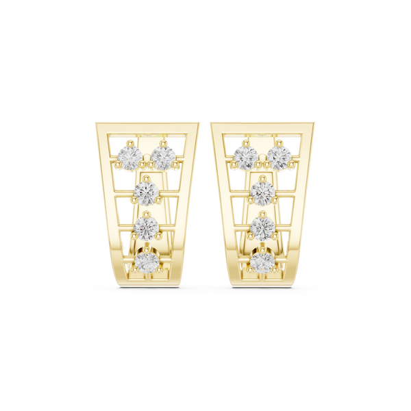 Rich Earth lab grown diamond earring design