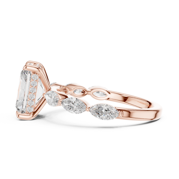 Quiet Moment lab grown diamond ring