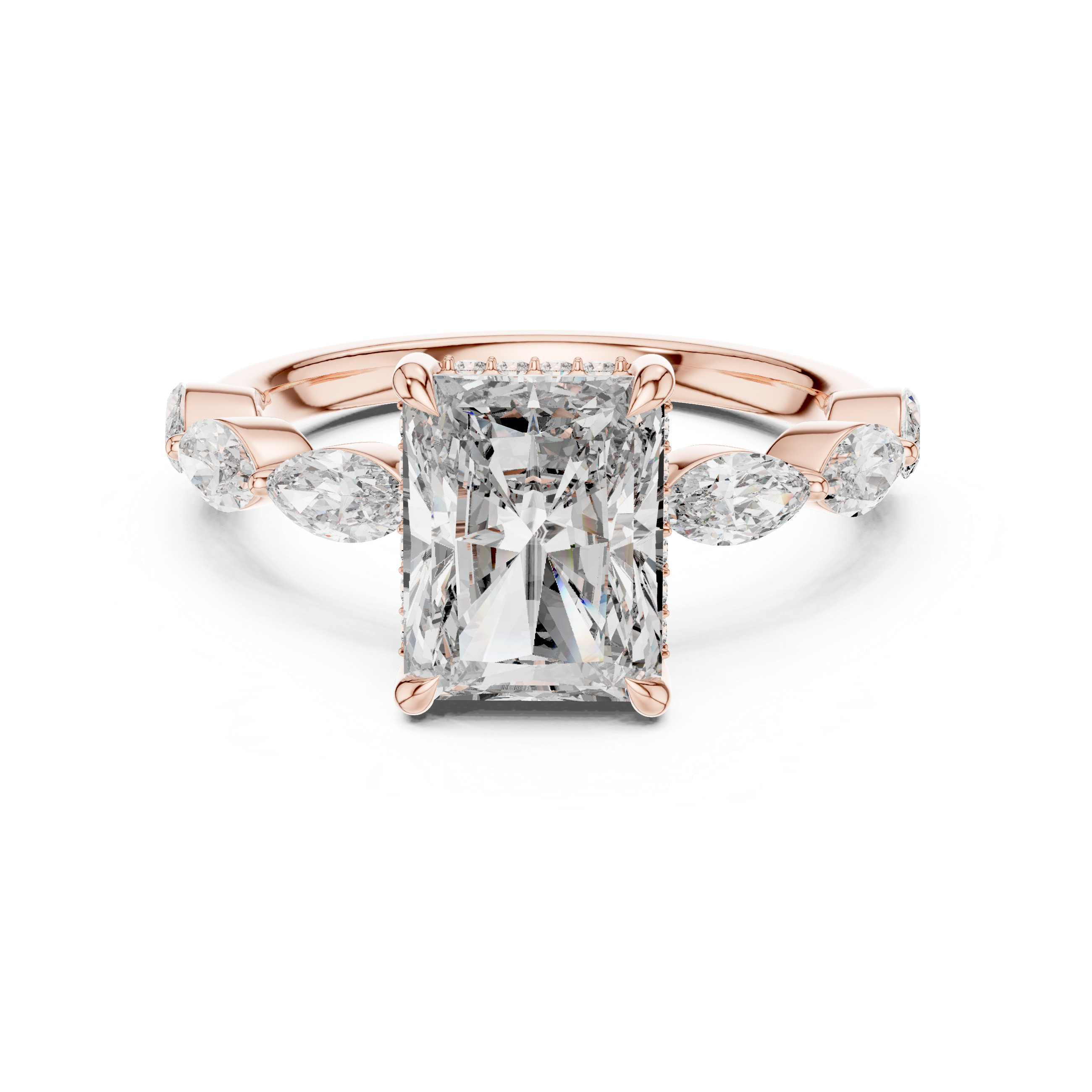 Quiet Moment lab grown diamond ring