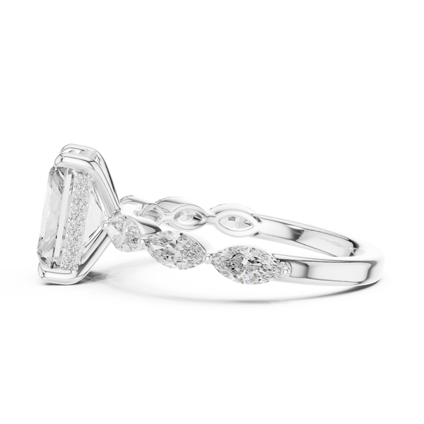 Quiet Moment lab grown diamond ring